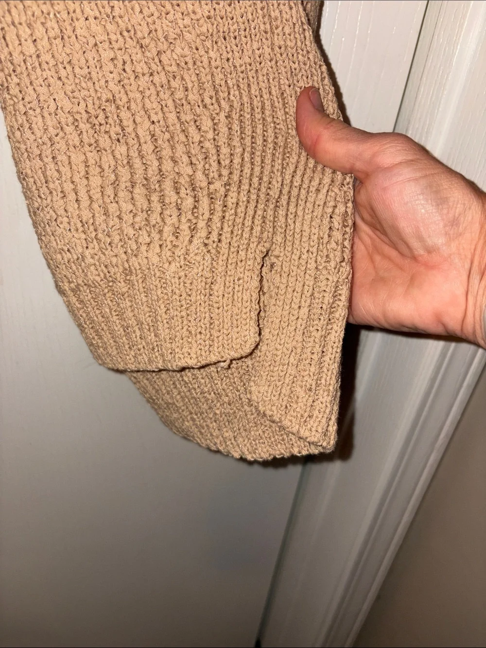 J. Crew Tan Sleeveless Knit Halter-Style Sweater